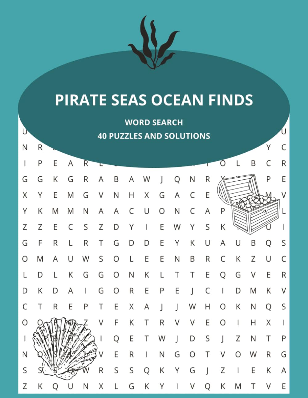 Pirate Seas Ocean Finds Word Search: puzzle book (The Curiosity Collection)