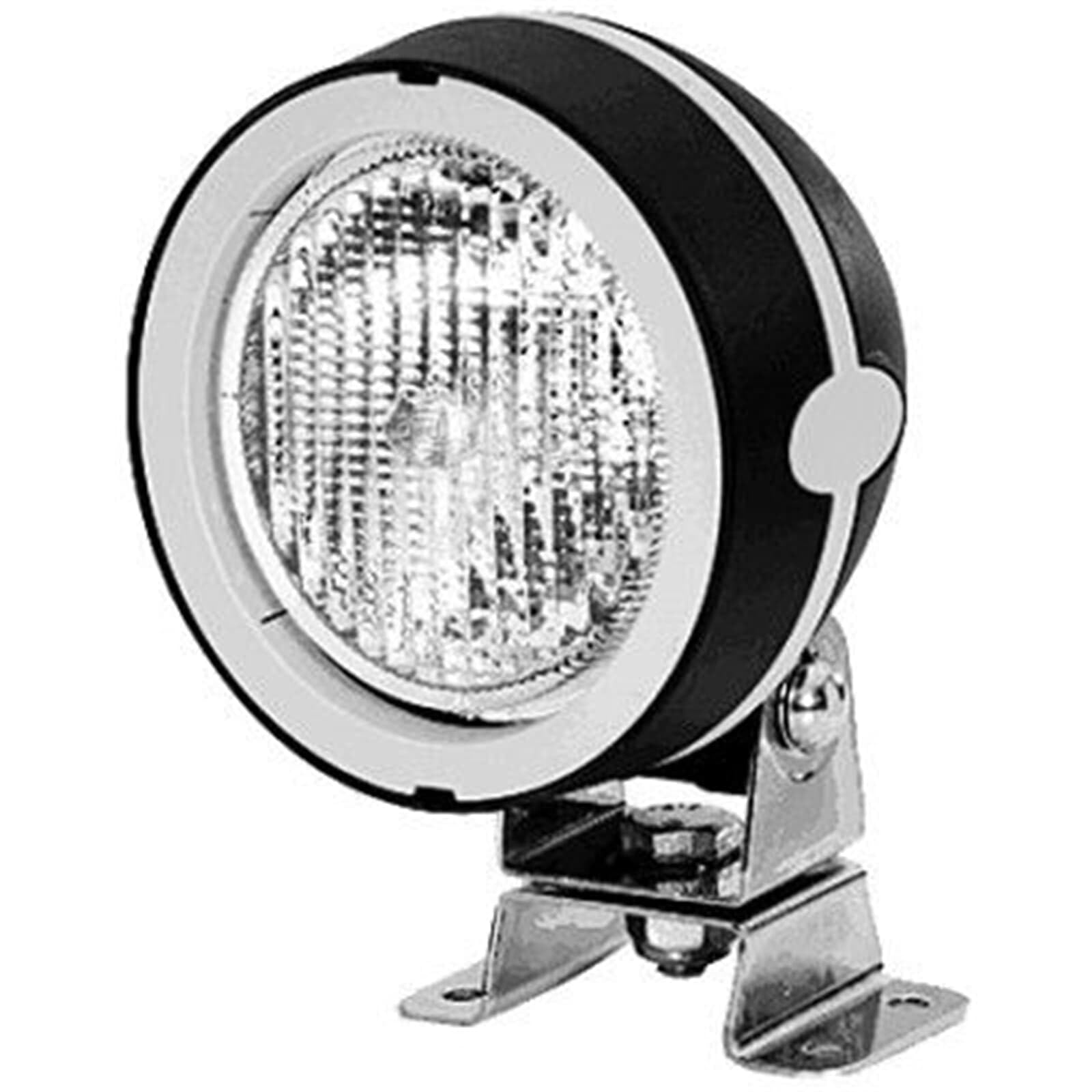 HELLA 1GM 996 134-061 Halógena-Faro de trabajo - Mega Beam - 12/24V - montaje exterior/Conexión roscada - Sujeción de 4 puntos - Iluminación terreno - Conector: AMP
