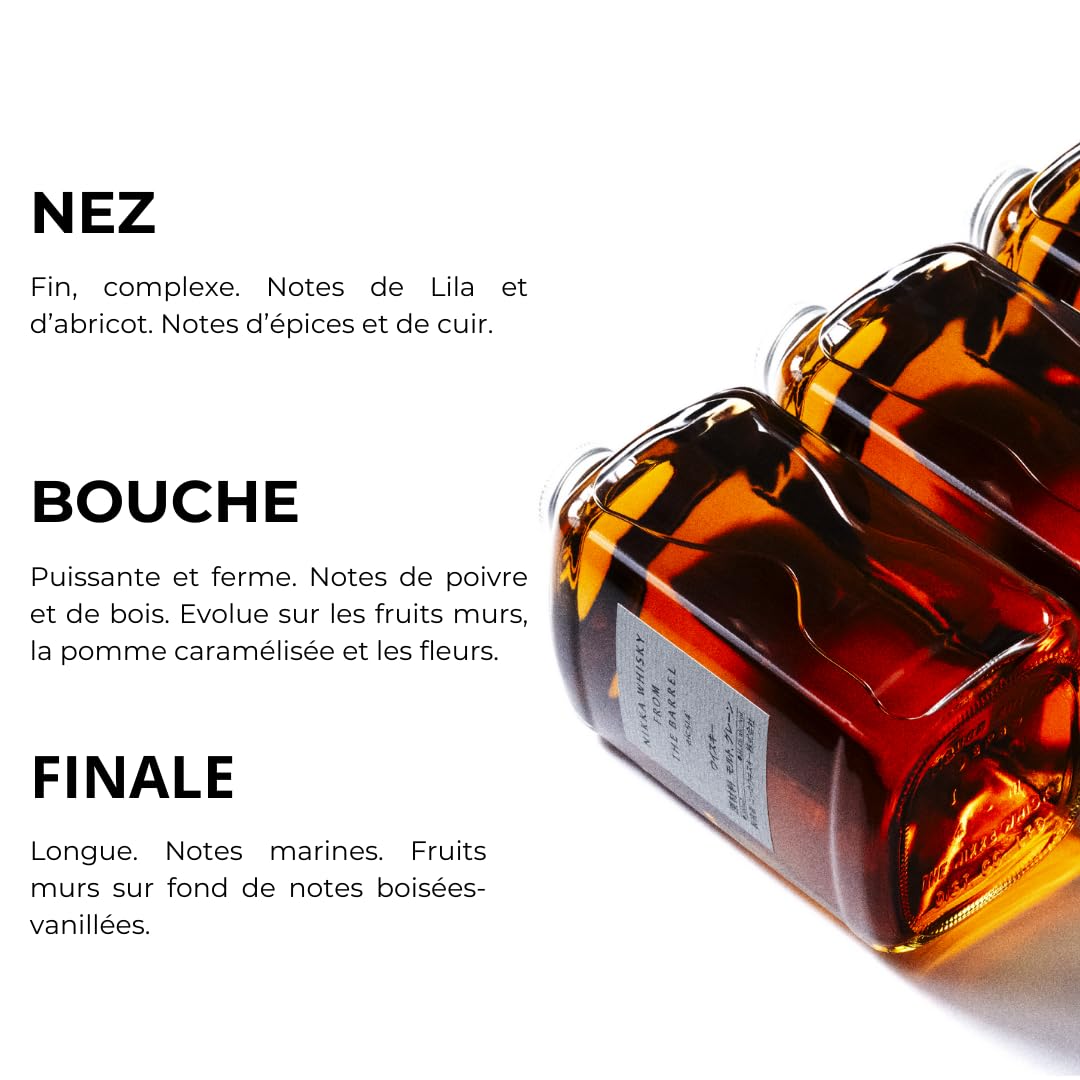 NIKKA - From the Barrel sans étui - Blended Whisky - 51.4 % Alcool - Origine : Japon - Bouteille 500 ml
