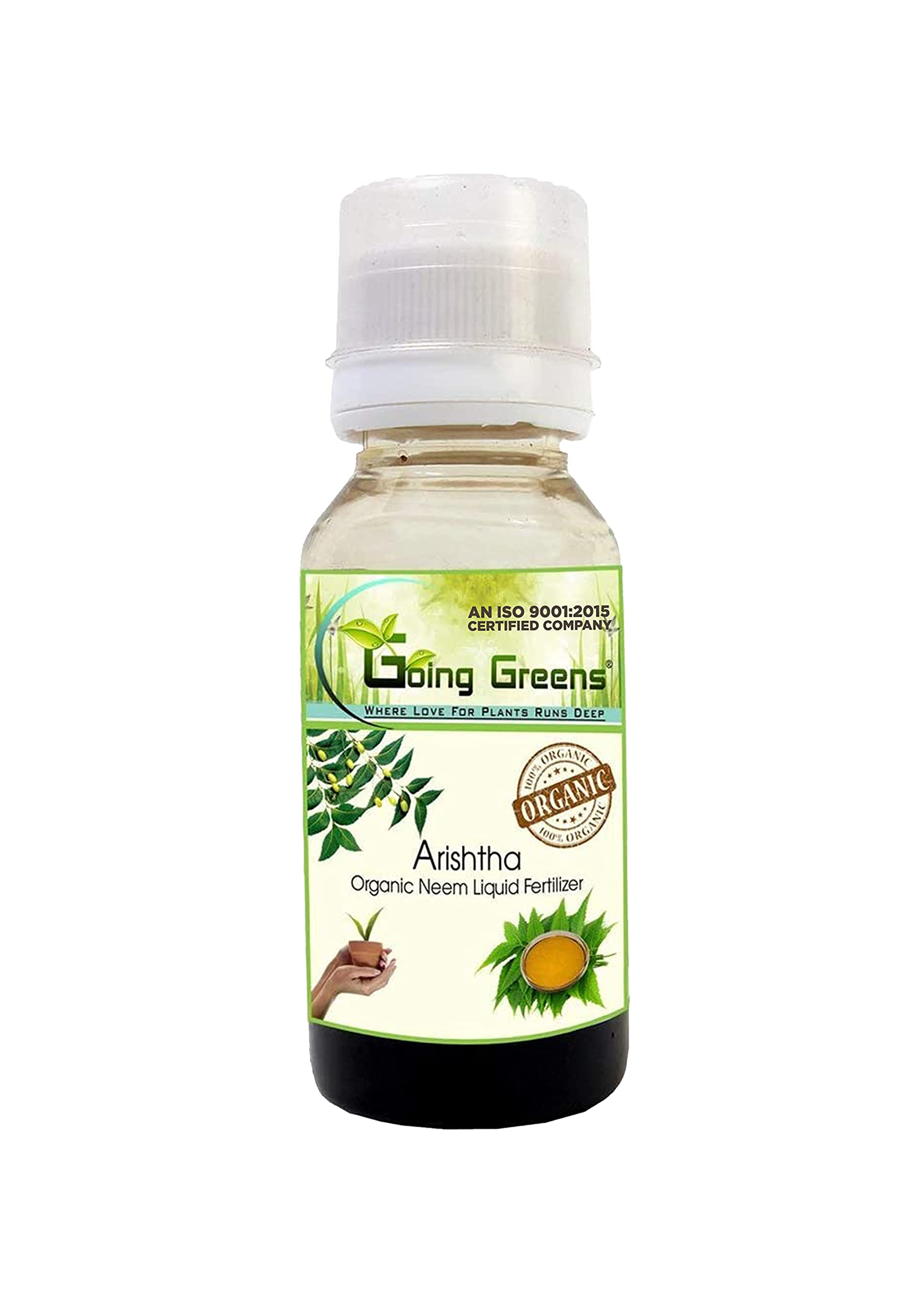 Going Greens Arishtha Organic Cold Pressed Pure Neem Oil for Plants & Garden with Free Measuring Cup - 50 ML (B07Q7NW9JQ) Amazon Price History, Amazon Price Tracker