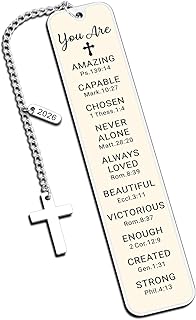 Christmas Stocking Stuffers Baptism Gifts for Girls Boys Teenagers Christian Women Men First Communion Gift Bookmark for Girls Class of 2026 High School Seniors College Graduation Gifts for Him Her