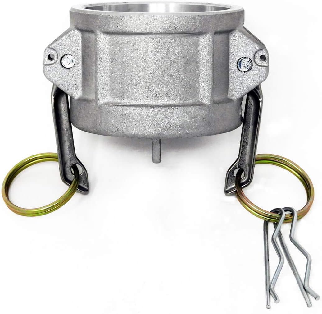 Gloxco Cam and Groove Fitting, Aluminum, Type DC, 2" Dust Cap (CAM-20-DC-AL)