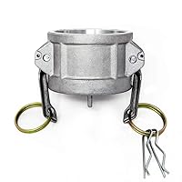 Vista 11 de Gloxco Montaje de leva y ranura, aluminio, tipo DC, tapón antipolvo de 1" (CAM-10-DC-AL)