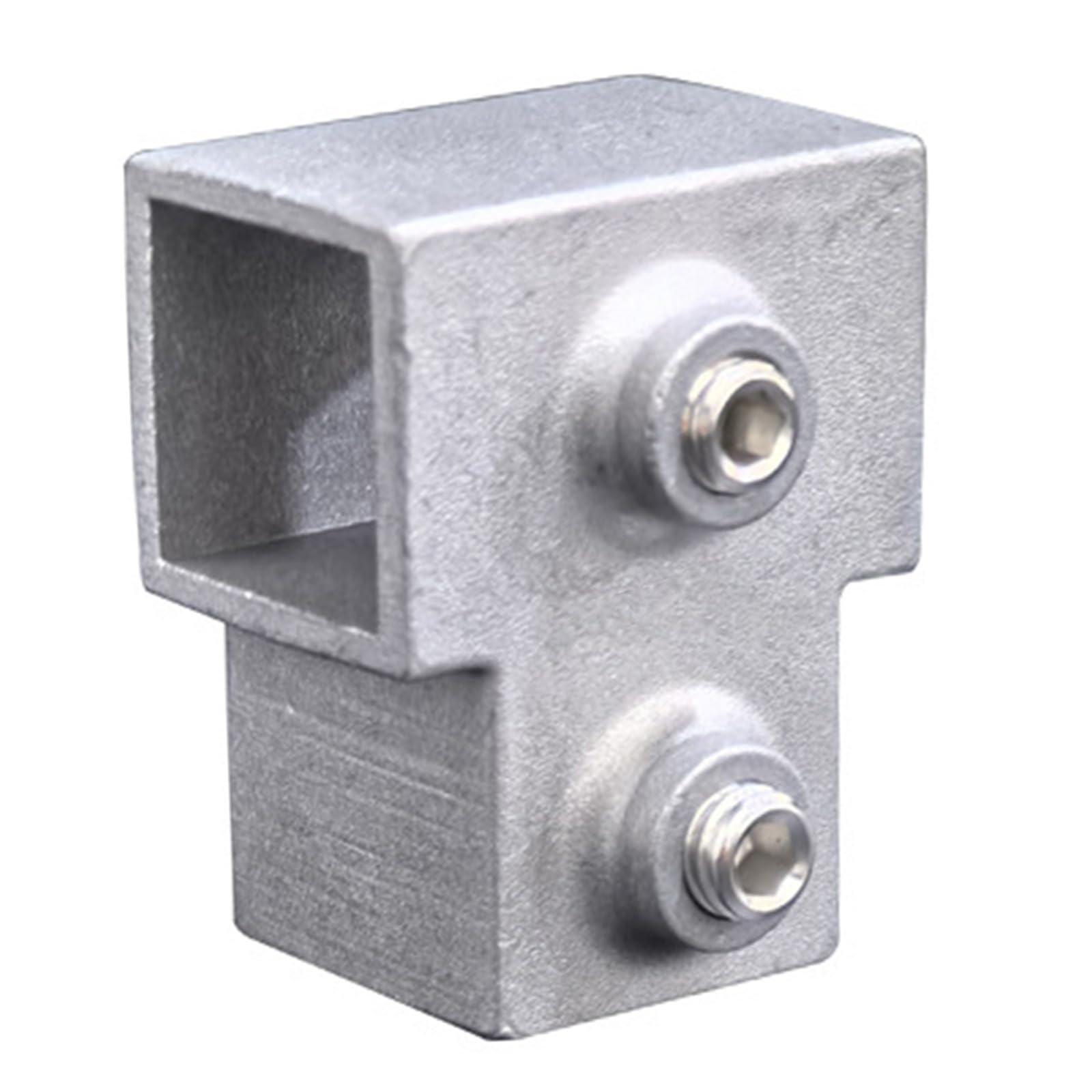 Obotsnoi 30X30 T 3Ways Pipe Fixed Joint Storage Rack Connector 3 Way Elbow Pipe Fitting For Fence Rails And Industrial Shelf Construction Fitting
