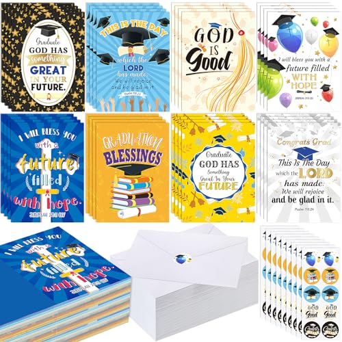 Cartes de remise de diplôme religieuses avec enveloppes Gilprop
