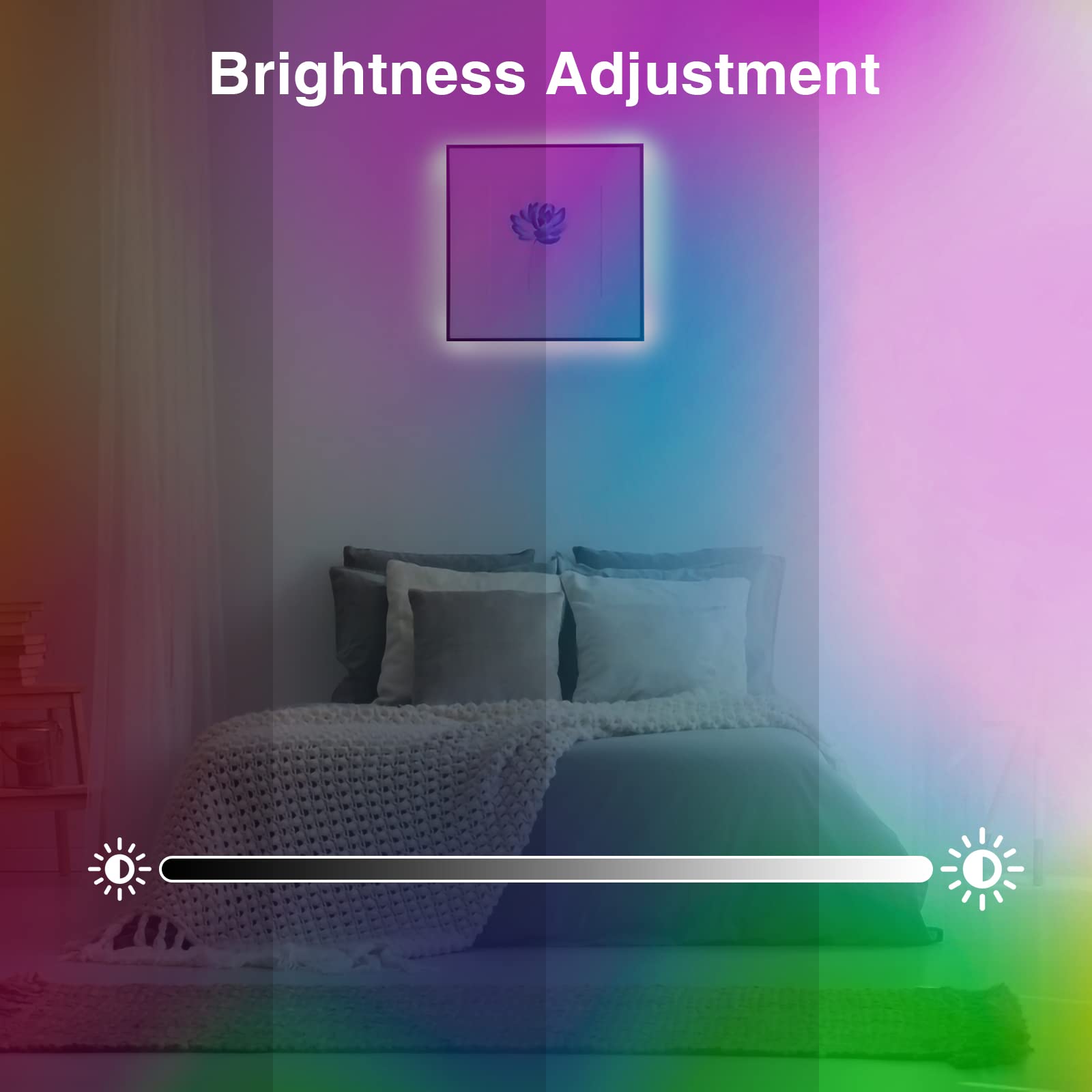 Gimisgu Striscia LED RGB 9 m (4 + 5 m), 5050 SMD, con telecomando a 24 pulsanti, 12 V, autoadesiva, per casa, camera da letto, TV, cucina, feste