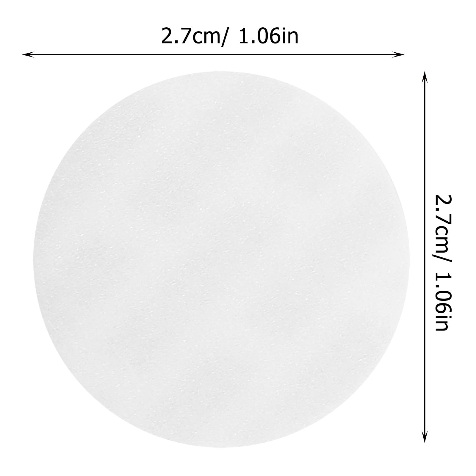 BESPORTBLE 100 Stück Selbstklebende Druckdichtungen für Vorratsgläser 27mm Langlebige Flaschendichtungen für Einmachgläser und Kosmetikbehälter Vielseitige Sicherheitsverschluss Einlagen