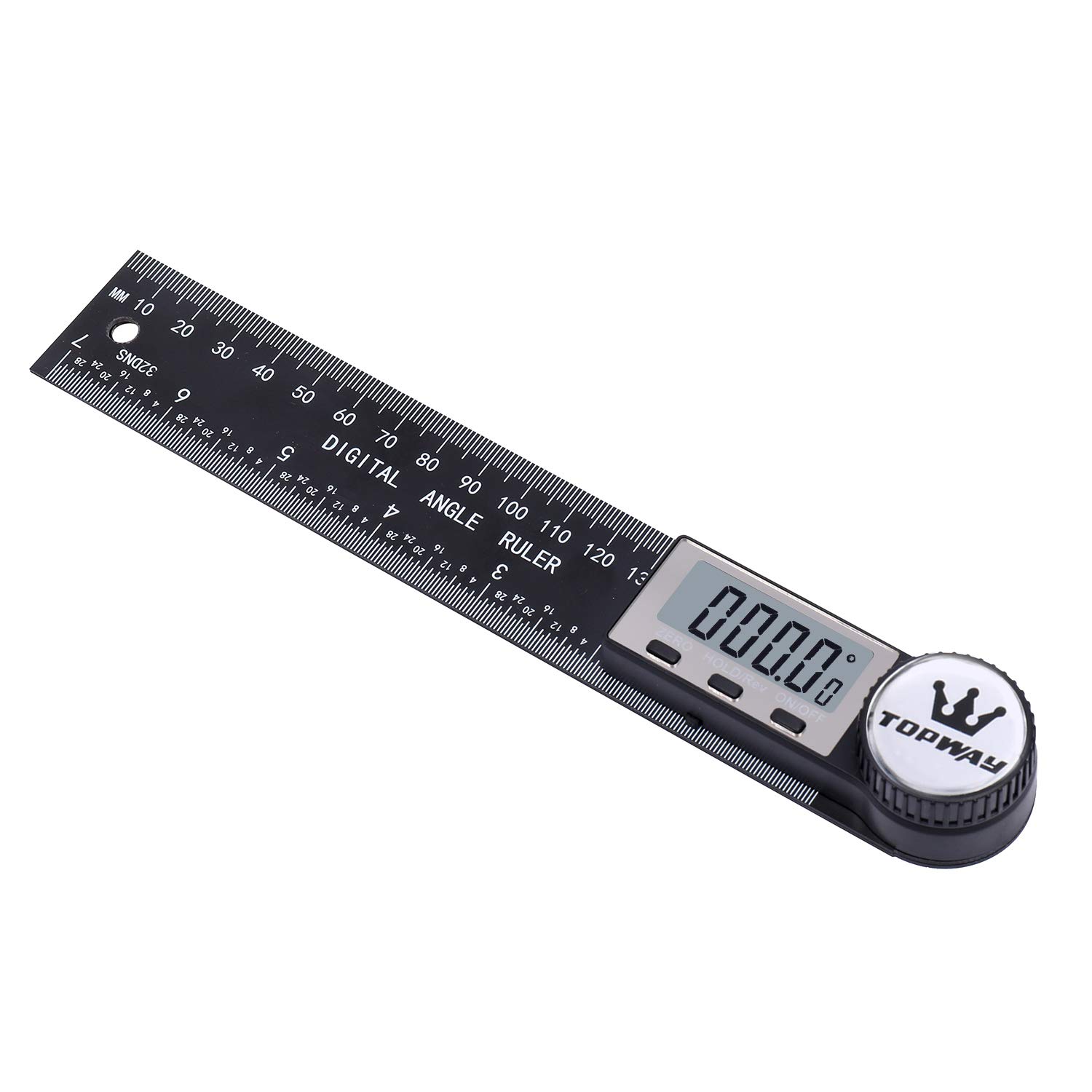 TOPWAY Digital Angle Finder 8" 200mm 0-360° Goniometro Digitale Inclinometro Elettronico