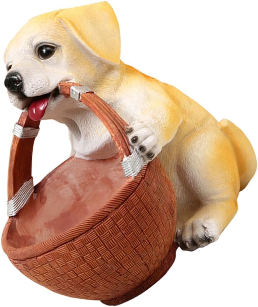 Dog Accessory Candy Box Bulldog Key Storage Tray Home Decorative Storage