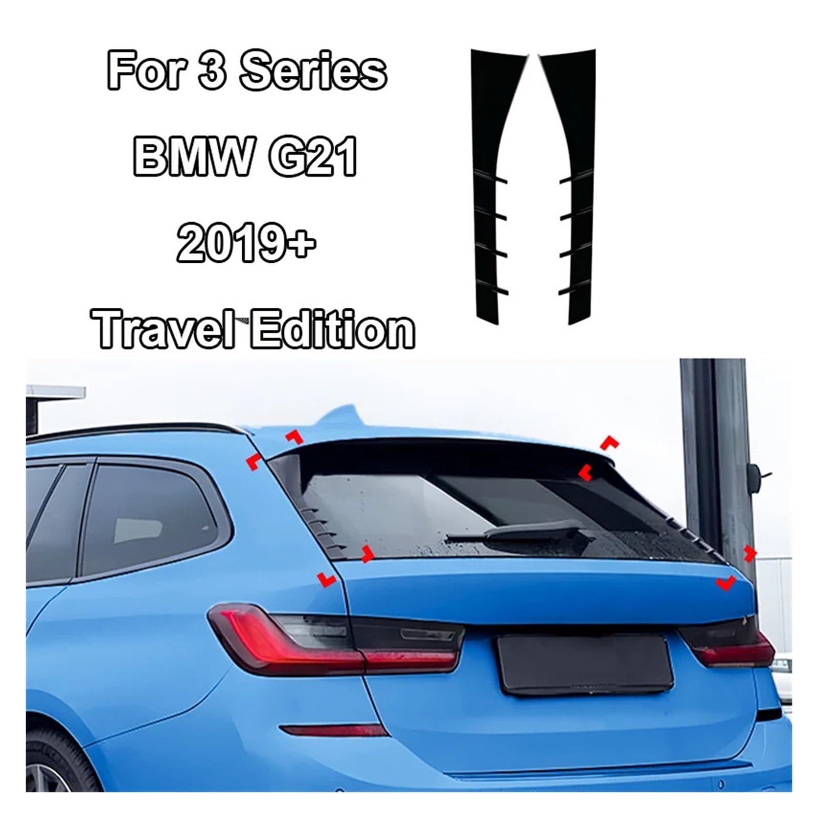 Spoiler boczny tylnej szyby,Compatible With G21,for Wagon