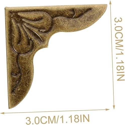 Miniatura 4 de EXCEART Book Corner Protectors 48pcs Book Foot Protector Iron The Album Pocket Book Metal Book Corners