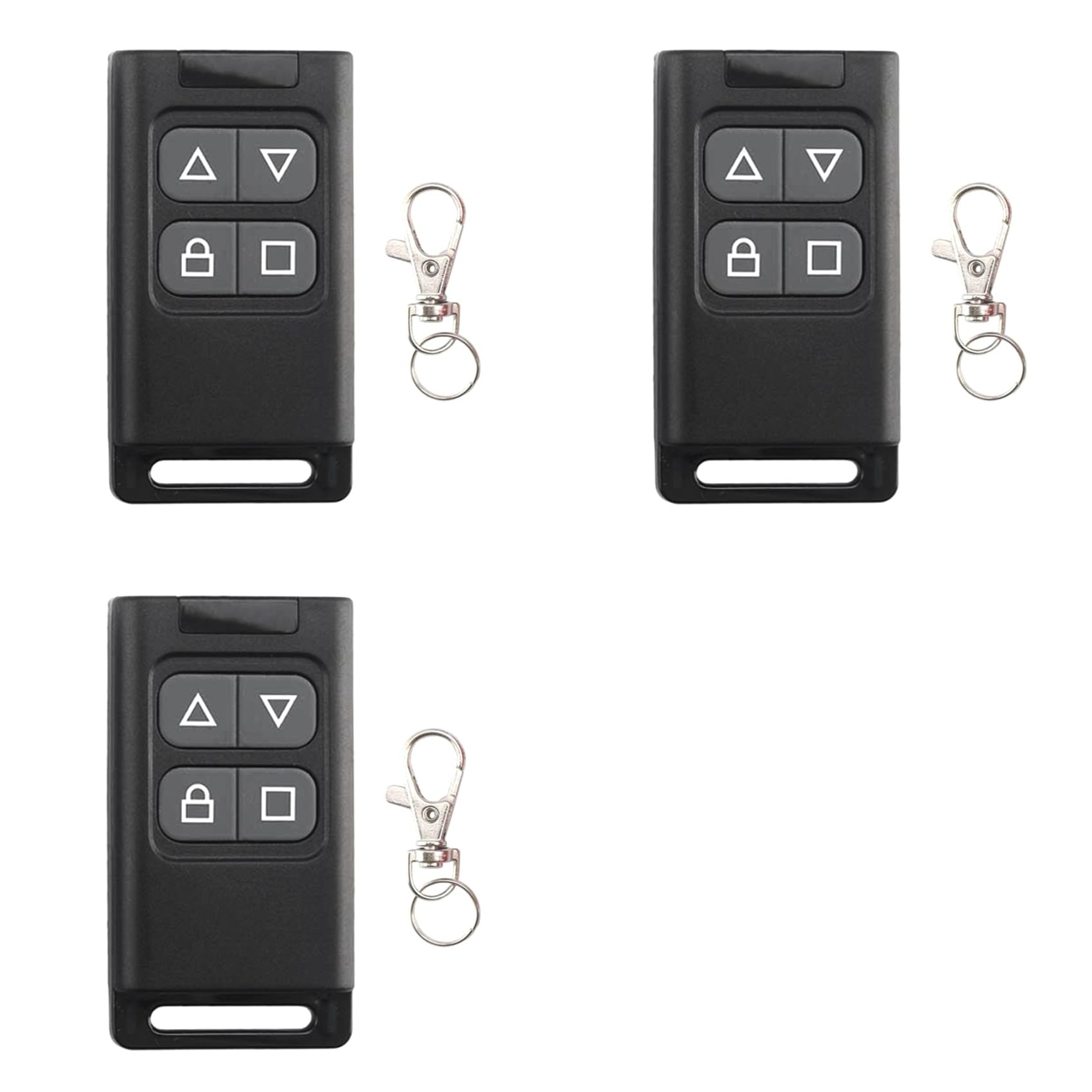 Jnchdghwa As Shown 3X Wireless 433Mhz Auto Copy Remote Control Electric Garage Door Opener Controller Duplicator Cloning Transmitter