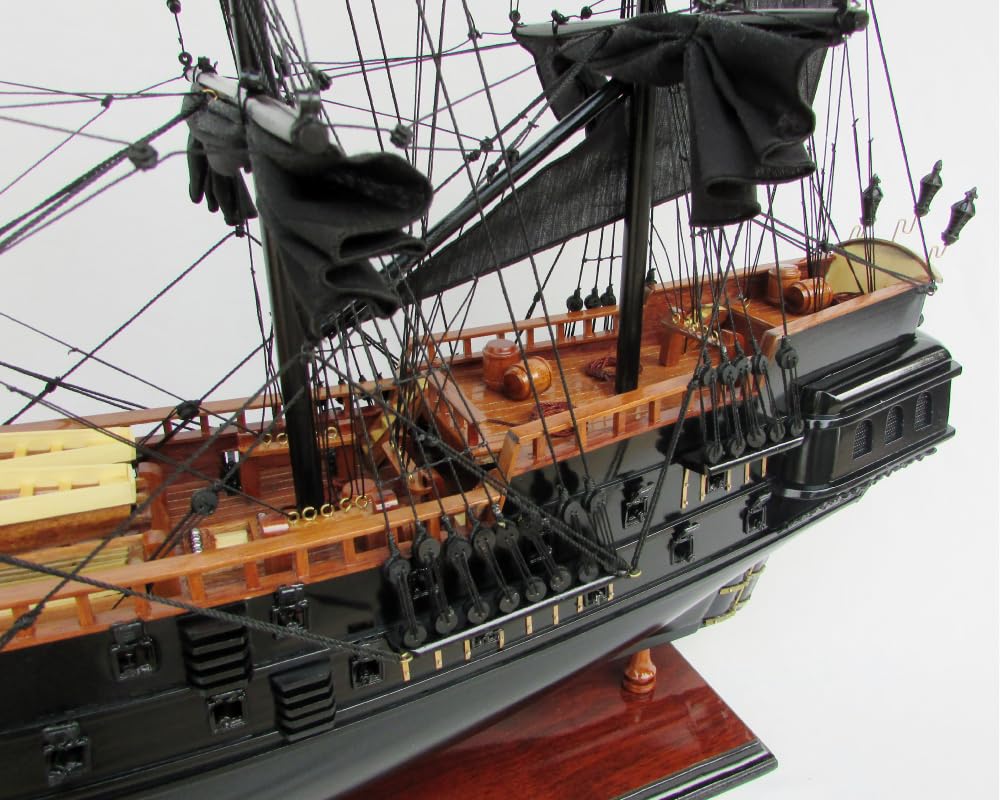 Amazon | 木製模型 海賊船 Black Pearl Pirate Ship 【Wooden Model