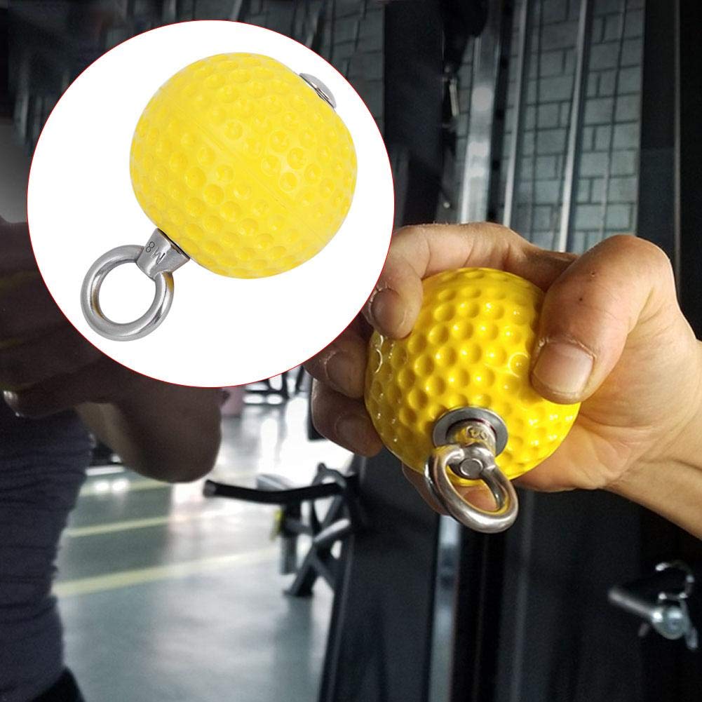 Escalada Pull Up Grips de agarre Escalada Sólido Entrenamiento Cannonball Bomb Bomb para correas para dedo, antebrazo, bíceps, músculos de la espalda, Pull Up Brazo de entrenamiento de fuer