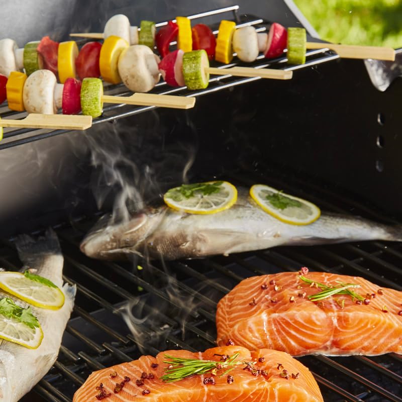 BRASERO BY FAVEX – Bi‑Energy L – Plancha gaz et barbecue charbon – 2 x 3,6 kW – plaque inox 49 x 42 cm – grille 48 x 42 cm – réglage charbon par manivelle – 10 à 12 convives