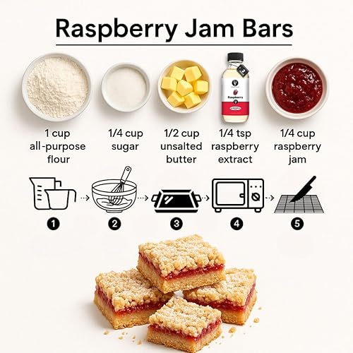 Miniatura 7 de Dolce Flav Extracto de frambuesa: 2 onzas de Kosher, soluble en aceite, sin azúcar, saborizante concentrado de frambuesa para chocolates, dulces y