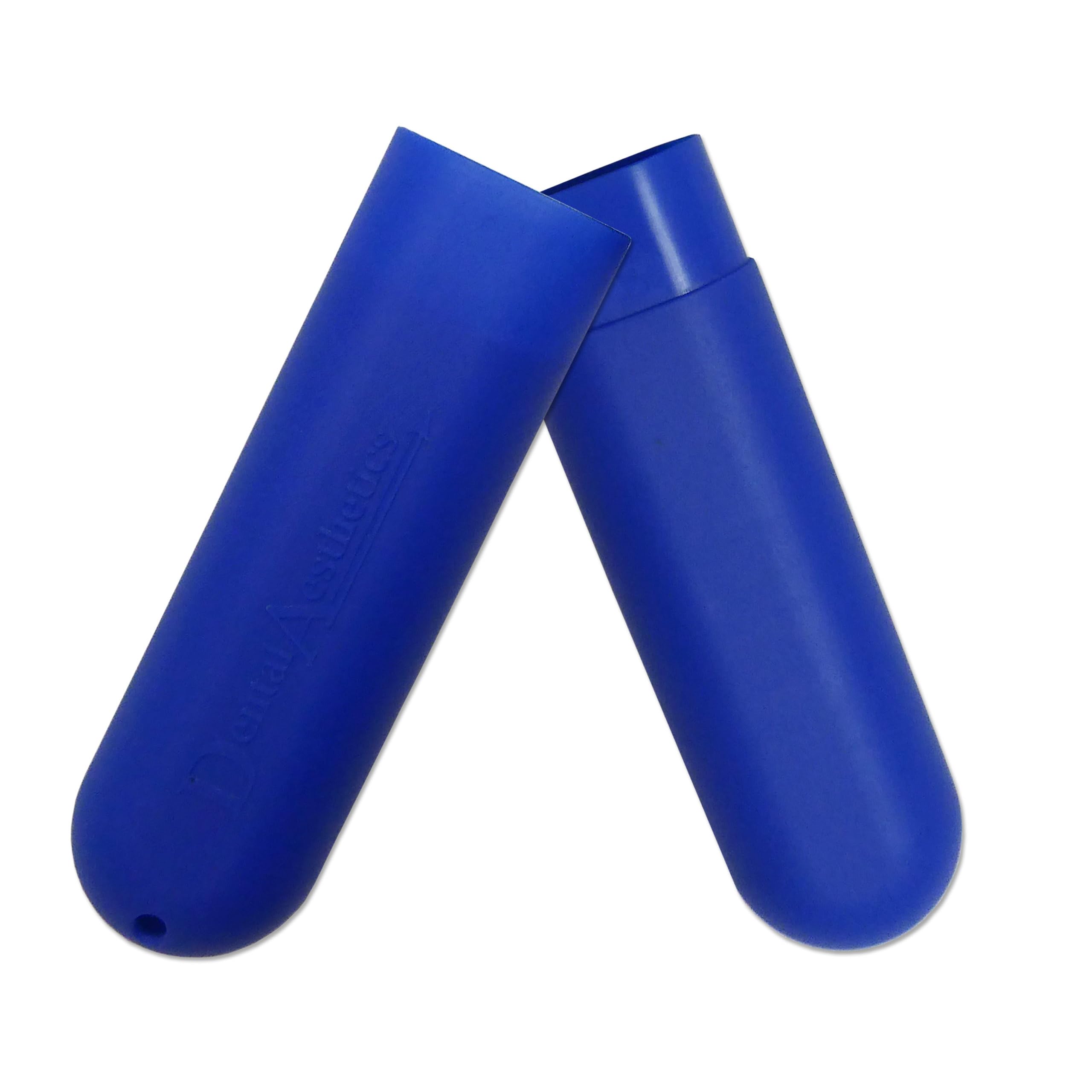 Childrens Toothbrush Case x ~ Plastic Holder, Brushes Holidays, Travel Storage (Blue)
