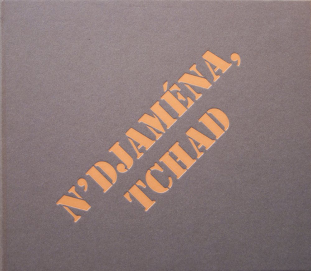 N'djamena Tchad plan de ville affiche minimaliste et poster noir et blanc