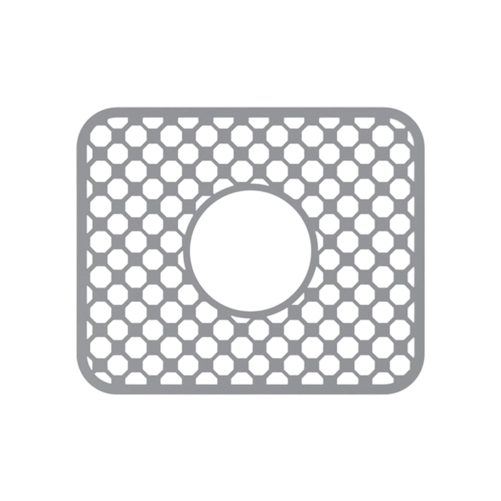 FACAILUO Honeys Combs Silicone Sink Mat with Non Slip Dish Drainer Base Front to Protect Worktops
