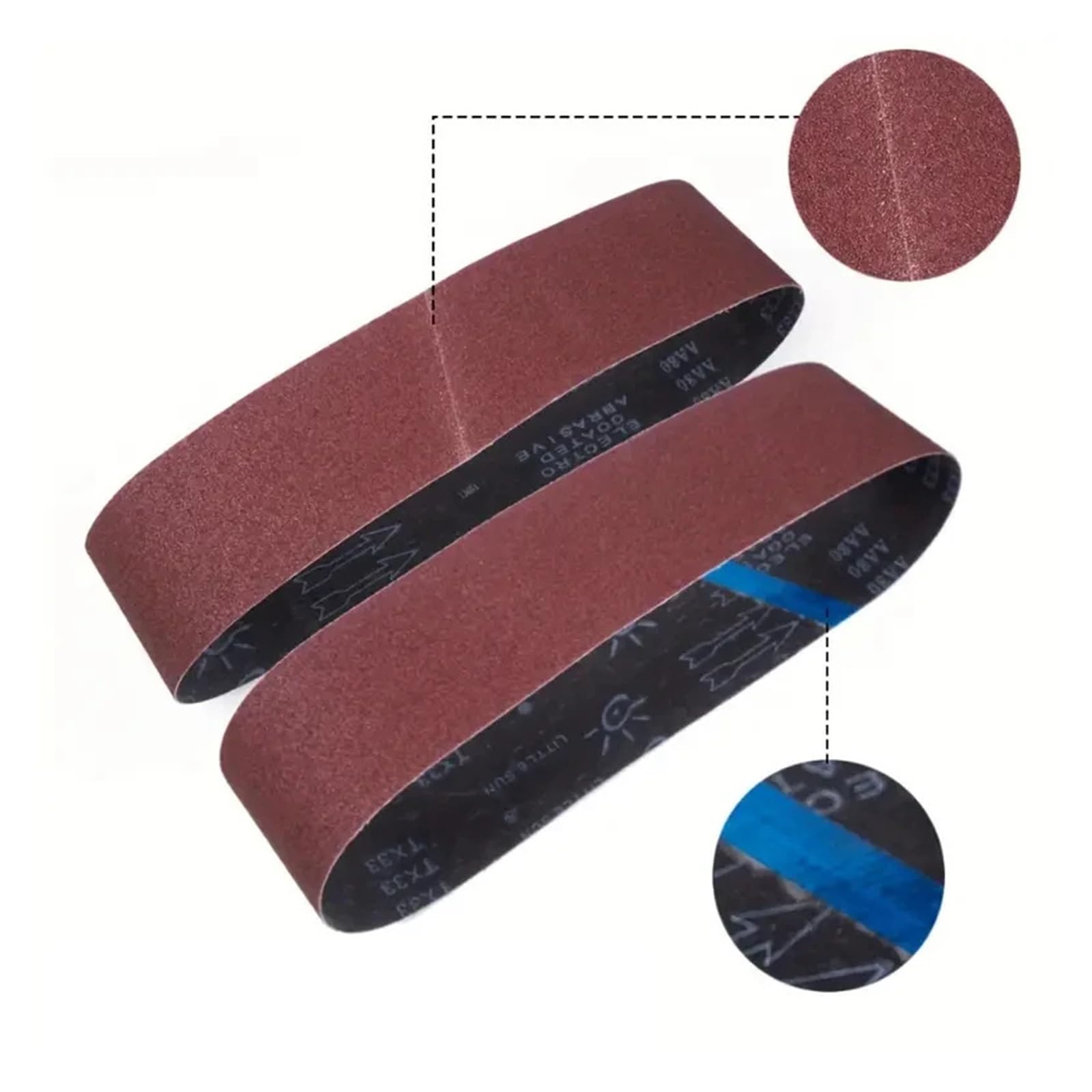 10/15 Stück 3 X 21 (75 533,0 Mm) Zoll Schleifbandschleifen Für Schärfen