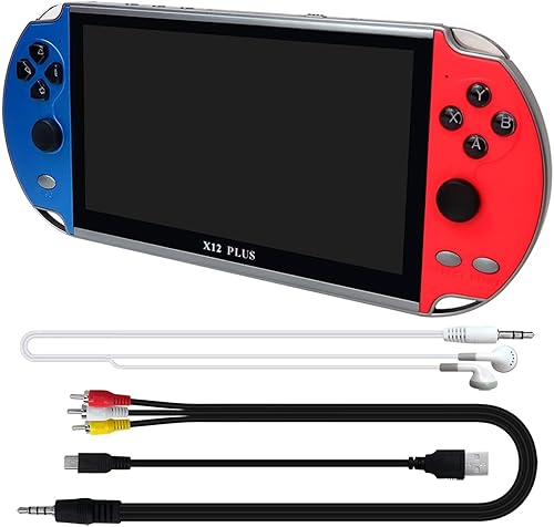 Miniatura 1 de Consola de juegos retro portátil con pantalla HD de 7 pulgadas incorporada más de 10000 juegos gratis y doble joystick nostálgico videojuego arcade