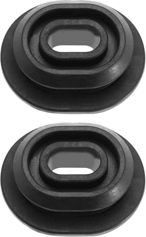 Suporte fixo do radiador ECSiNG 1K0121367F em borracha para Volkswagen e Audi – 2 unidades