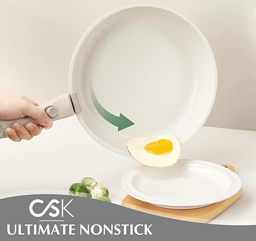 Miniatura 2 de KOCH SYSTEME CS Juego de 17 ollas y sartenes, juego de utensilios de cocina antiadherentes, mango desmontable, juegos de utensilios de cocina de