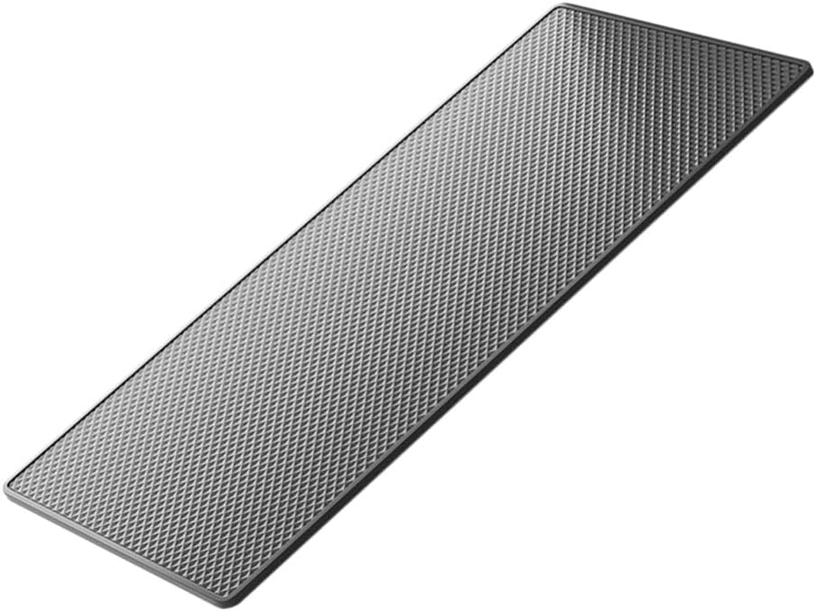 Gatuida Car Dashboard Non Slip Mat Dash Pad for Cell Phone Keys Sunglasses Mirrors Metal GPS Coins 40x20cm, 40.00X20.00X0.30CM, black, YSZZ25YDHMQMNS1550BRZ