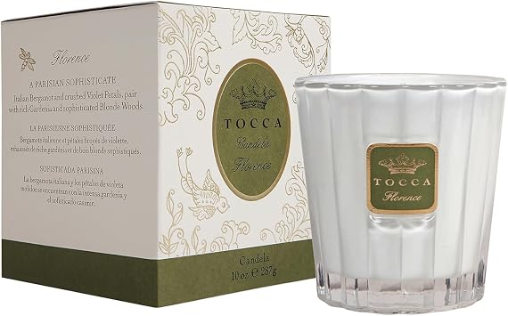 TOCCA Candle, Florence Scent, Approx. 10.1 oz 287 g, Candle, Aroma Candle, Present, Gift, Present for Women, Men, Popular, Thank You, Return, Farewell, Birthday, Mothers Day