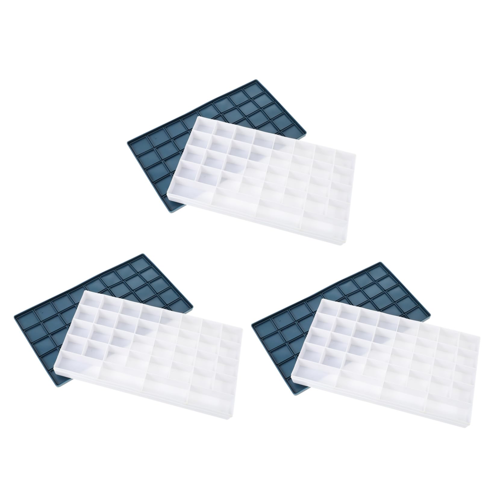 Boîte à Peinture en Plastique 25ml, Lot de 3, pour Artistes