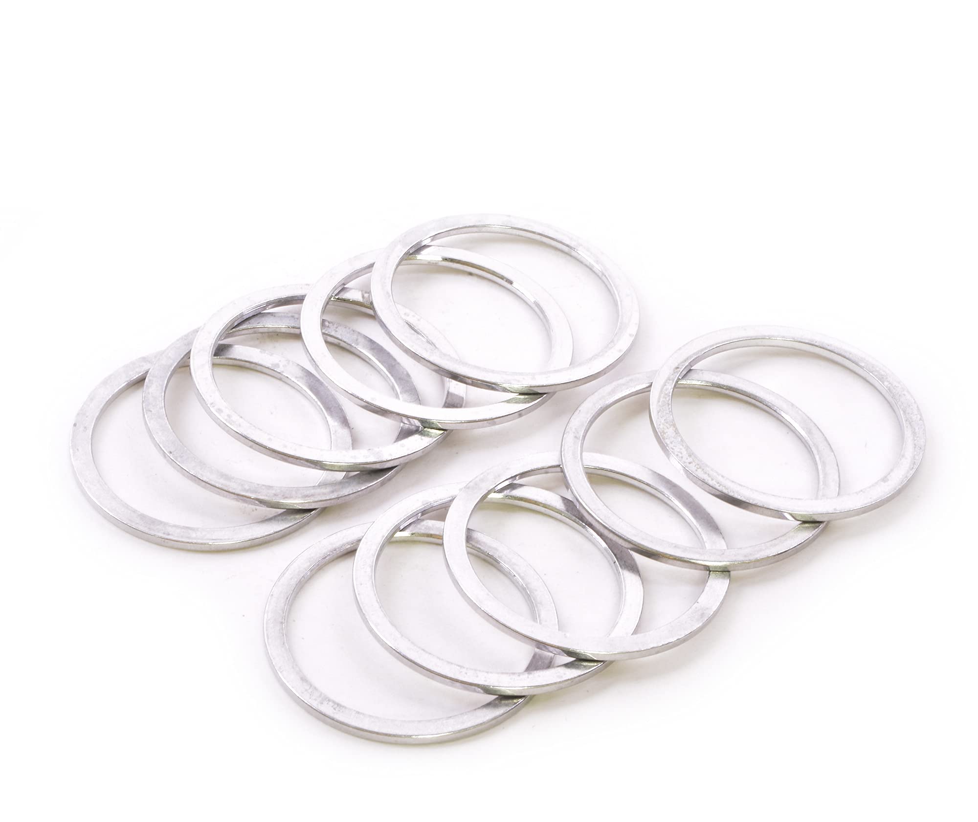 Wheels Manufacturing Aluminum Headset Spacer - 1-1/8in x 1.5mm - 5pcs (Silver)