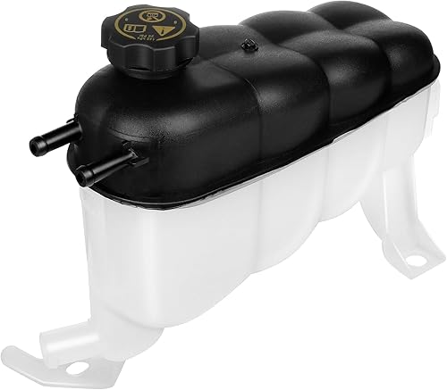 NOTUDE Depósito de refrigerante con tapa, tanque de desbordamiento de radiador de plástico para reemplazar 22856231 compatible con 2016-2018 para