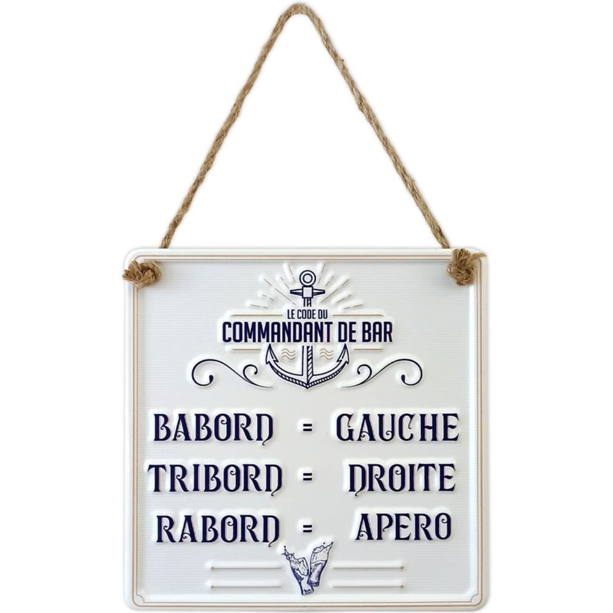 Plaque Métal Déco Bière  la pression il faut mieux la boire que la subir