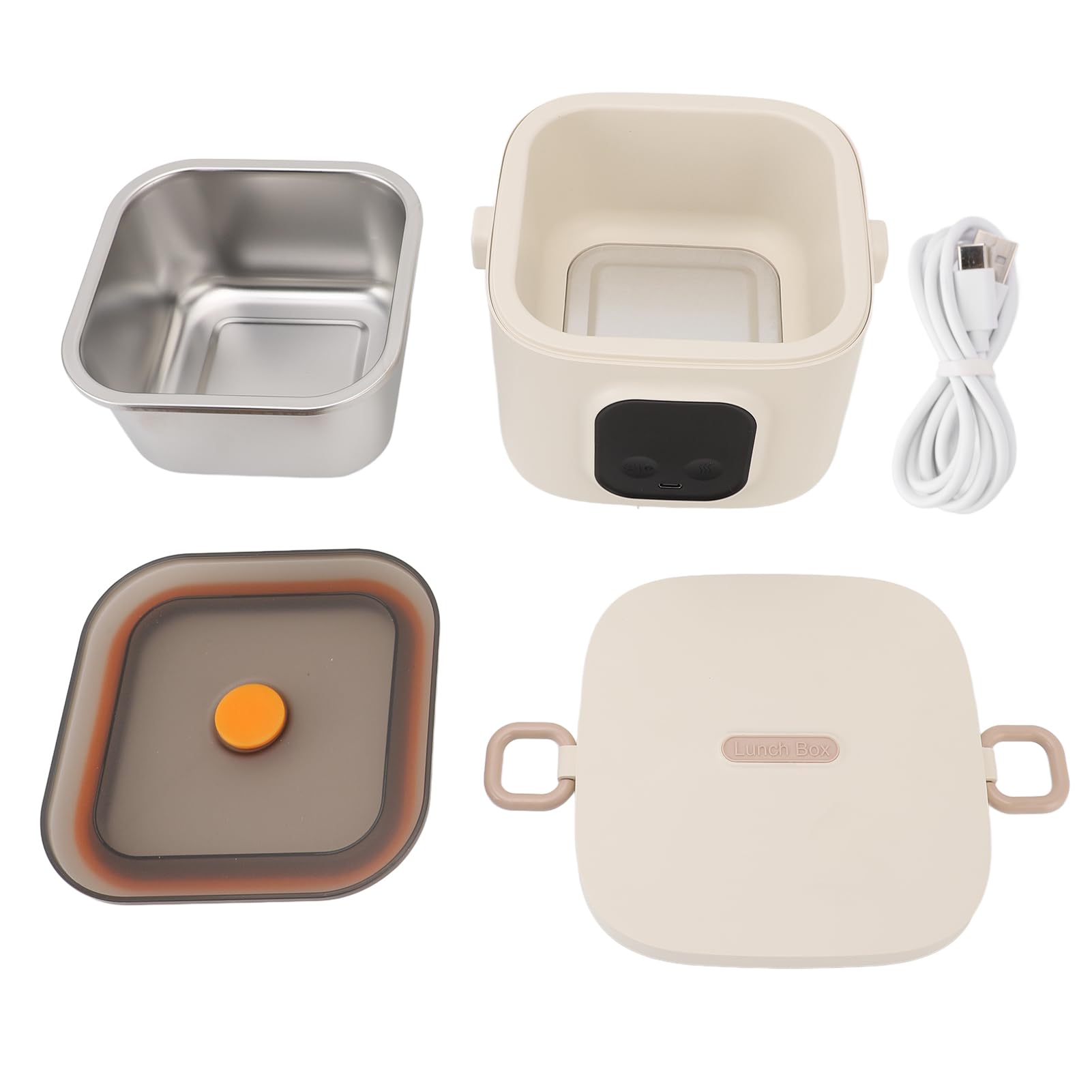 RiToEasysports Scaldavivande Elettrico Ricaricabile da 14000 MAh con Contenitore Riscaldante Portatile Intelligente da 800 Ml per Viaggi, Ufficio, Casa
