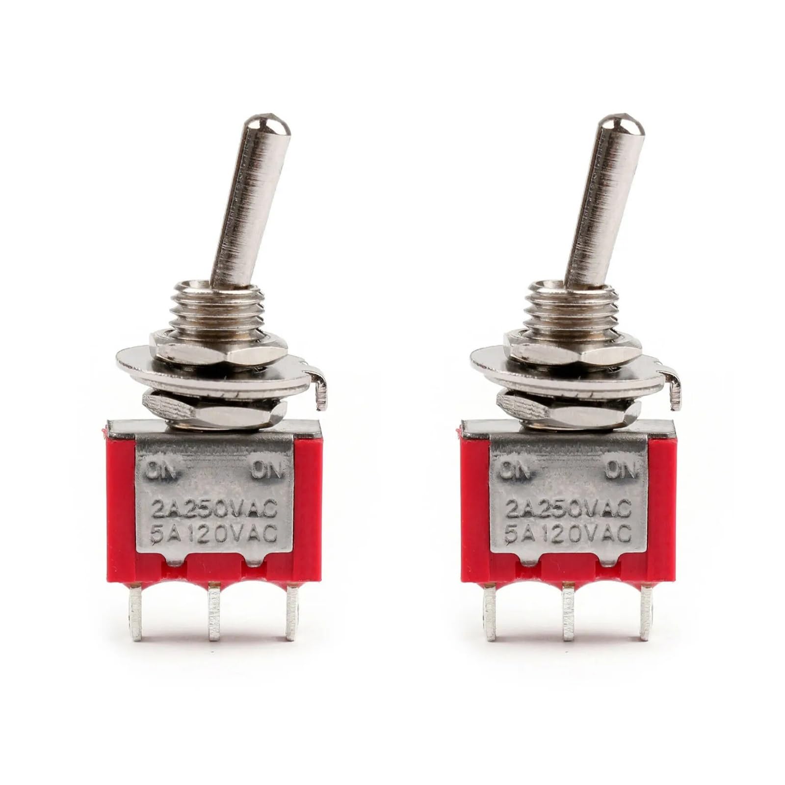 Interrupteur à bascule rouge miniature résistant pour remplacer un bouton défectueux