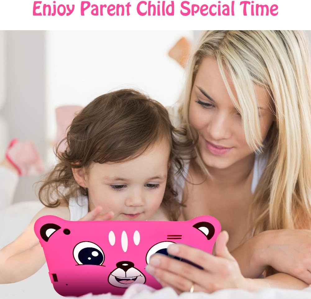 Promo 40% OFF Tablet for Kids 7 inch Kids Tablet, 2GB RAM 16GB ROM, Android 9.0 Tablet, Parent Control, IPS HD Display, Kid-Proof, WiFi, Google Certified Playstore, Android Tablet, Rose Amazing 🔥 Tablet for Kids 7 inch Kids Tablet, 2GB RAM 16GB ROM, Android 9.0 Tablet, Parent Control, IPS HD Display, Kid-Proof, WiFi, Google Certified Playstore, Android Tablet, Rose