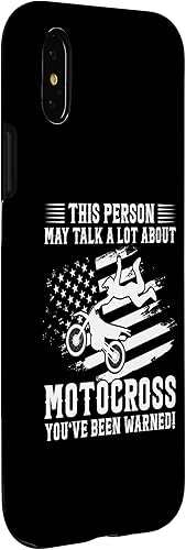Miniatura 9 de Funda para iPhone 12 Mini, esta persona puede hablar mucho de motocross