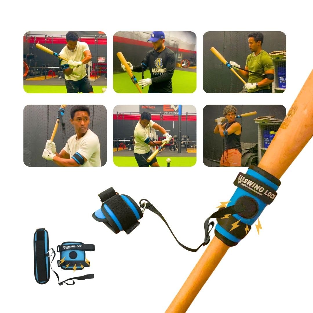Applied Vision Sports Swing Lock Magnetic Baseball & Softball Batting Swing Trainer, Training Tool, and Batting Aid. Forces Swing to Stay Magnetically