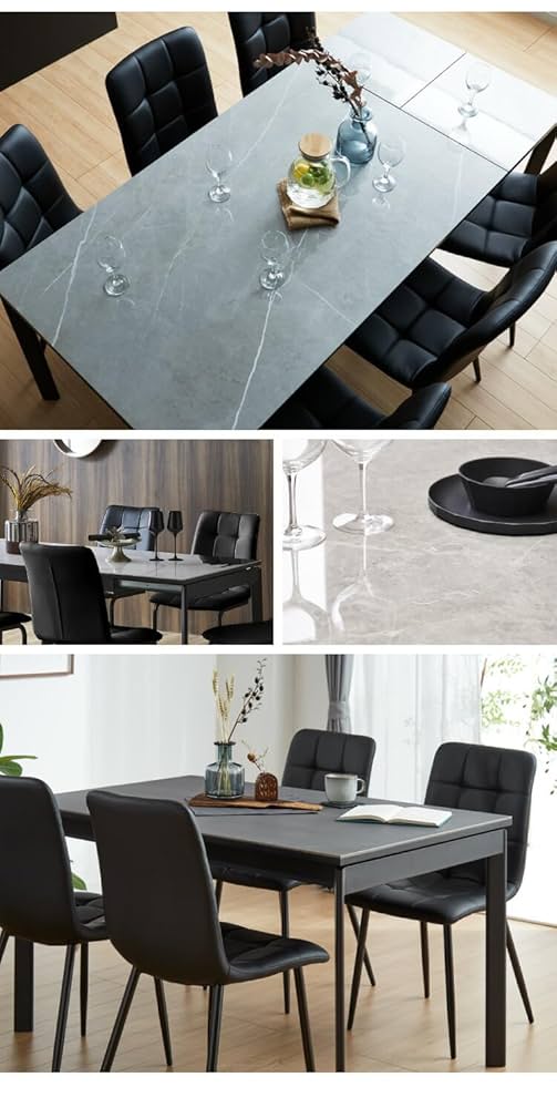 テーブル　伸縮機能有り 楽天市場】最大235cm スライド伸縮テーブル ダイニングセット