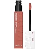 Super Stay Matte Ink Liquid Lipstick Makeup, Long Lasting High Impact Color, Up to 16H Wear, Seductress, Light Rosey Nude, 1 Count