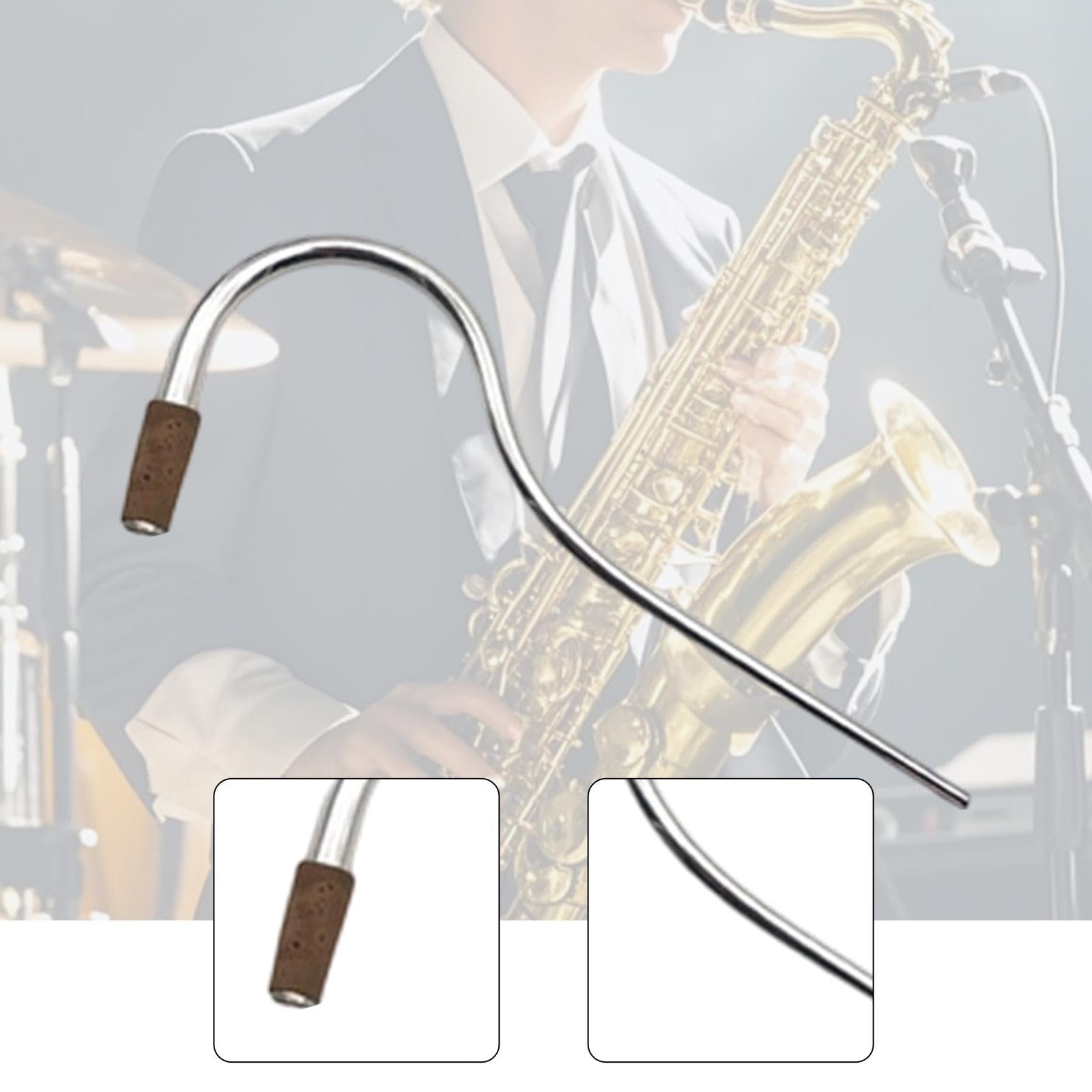 Pièce de Réparation pour Archet En Forme de S, En Cuivre, Professionnelle, avec Joint, Accessoire pour Embouchure de Basson, 21.5 Cm