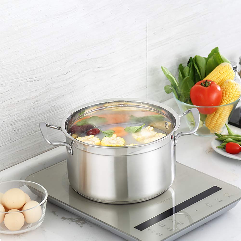 Roestvrijstalen pasta- en groentezeefmand om te koken, geschikt voor