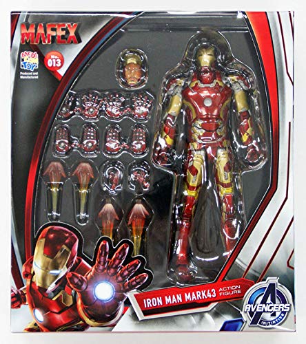 MAFEX IRON MAN MARK43 アクションフィギュア Amazon.com: The Avengers: Age of Ultron- Iron Man Mark 43 [MAFEX]