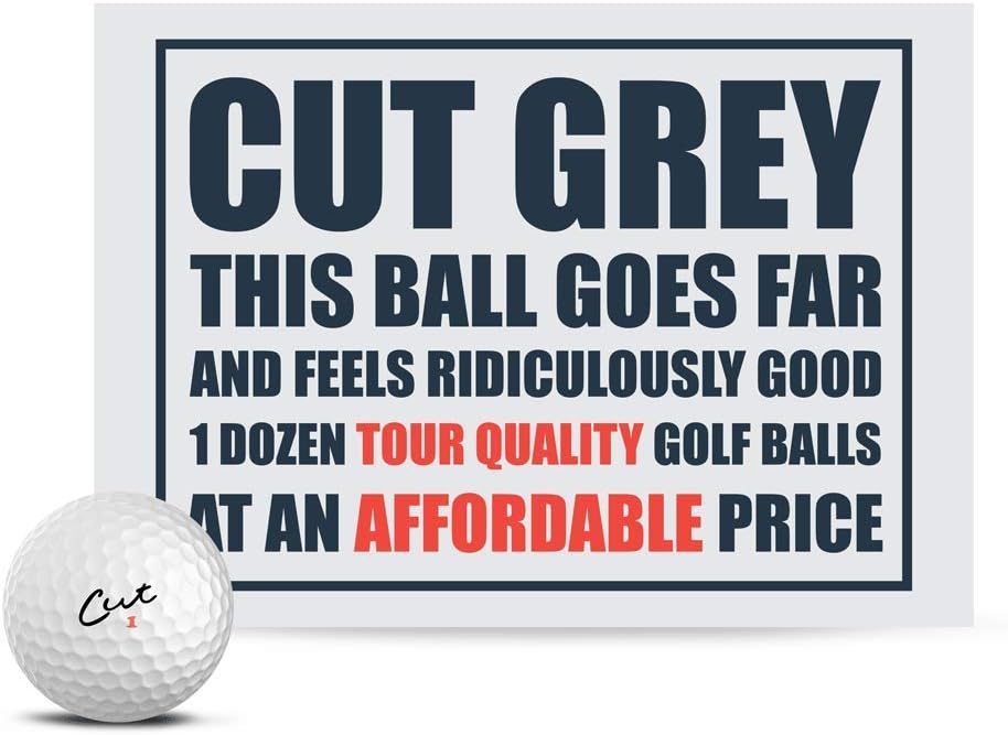 Grey Balls, 3 Piece Urethane (One Dozen)