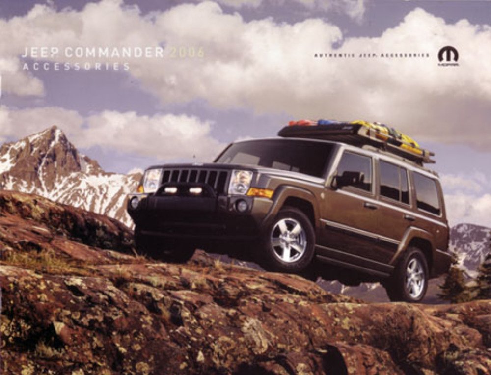 2006 Jeep Commander Accessories Sales Brochure Literature Dealer