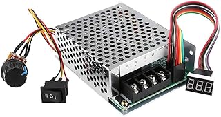 PWM Motor Speed Controller,CW CCW 60A DC10V-55V Motor Speed Controller Reversible Switch with Digit Display,Motor Speed Controller Switch Control for DC Brush Motor