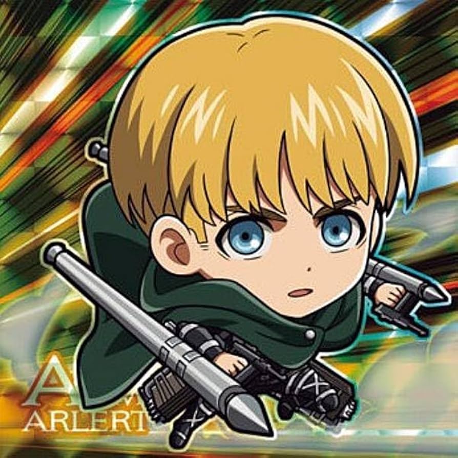 進撃の巨人 アルミン 34点 ★2枚目あり UA】アルミン・アルレルト（超大型巨人）【SR】EX10BT/AOT-2-013