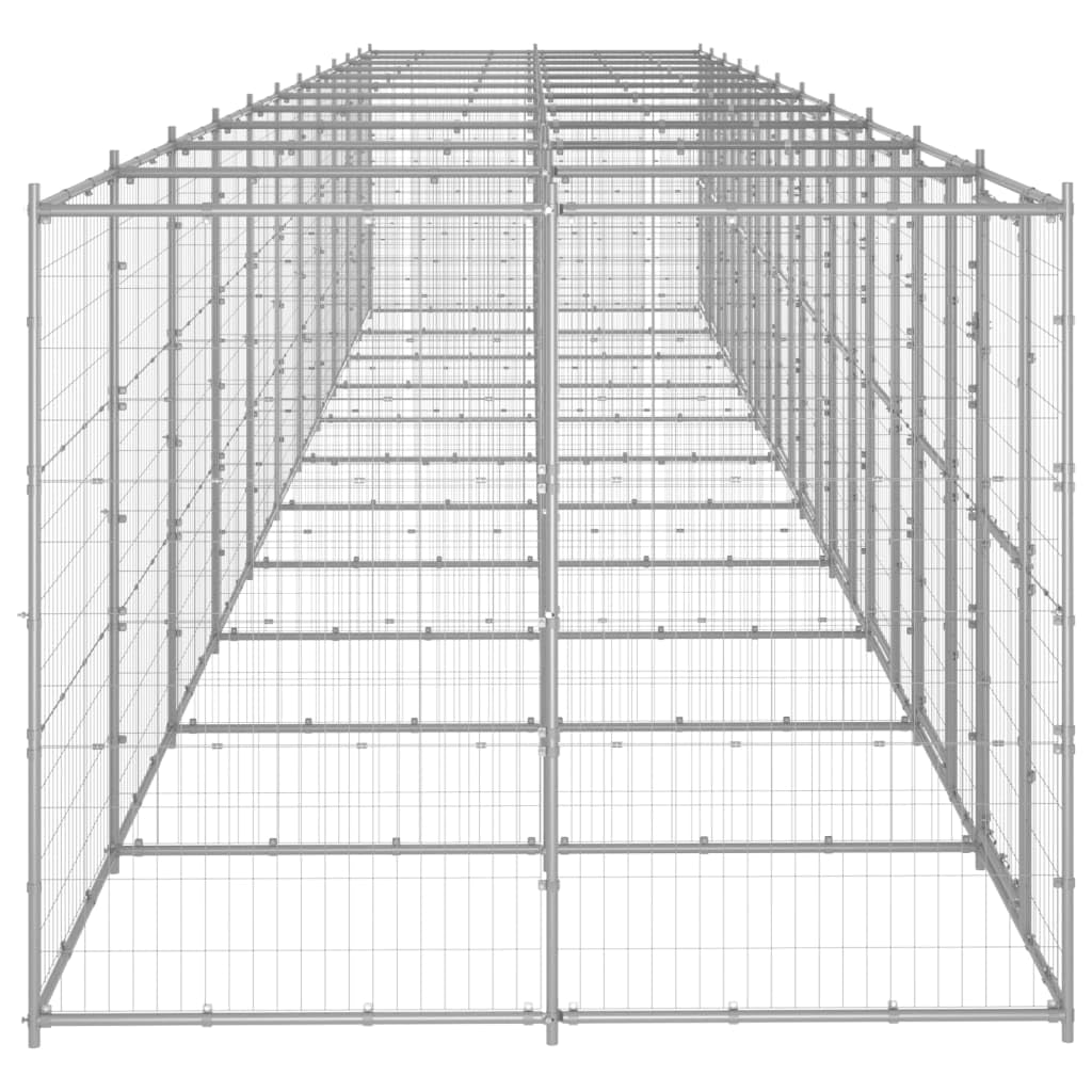 Cuccia per cani, 26,62 m², in acciaio zincato