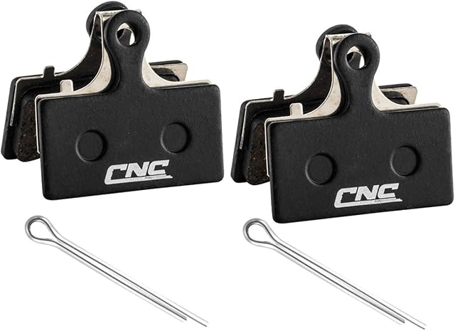 CNC 2 Pairs Bicycle Disc Brake Pads for Shimano Deore XTR M9000 M8000 M9020 M987 M988 M985 M988 M615 M675 M785 XT SLX M7000 M666 RS785 R515 R315 Alfine S700, Resin/Semi-metallic/Polymetallic