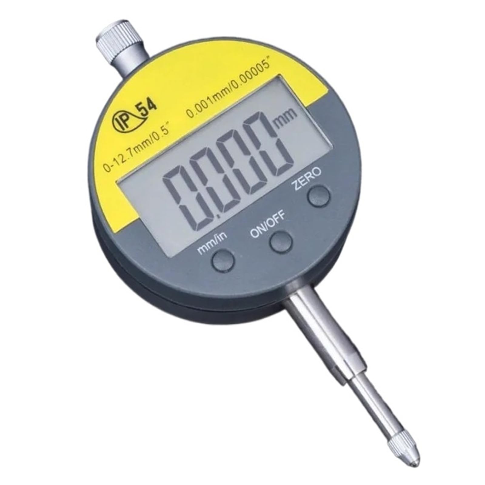 Digital Micrometer IP54 Oil-Proof Electronic Micrometers Metric/Inch 0-12.7mm/0.5" Dial Indicator Gauge Meter Versatile Applications(0.001mm)